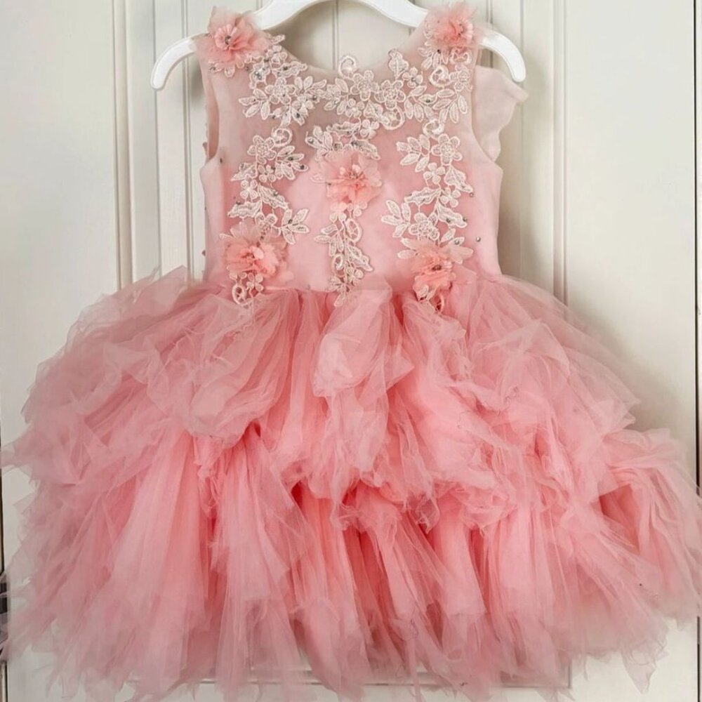 COPY - Elegant Kids' Ball Gown Dress for Piano Recital, Wedding & Birthday Party